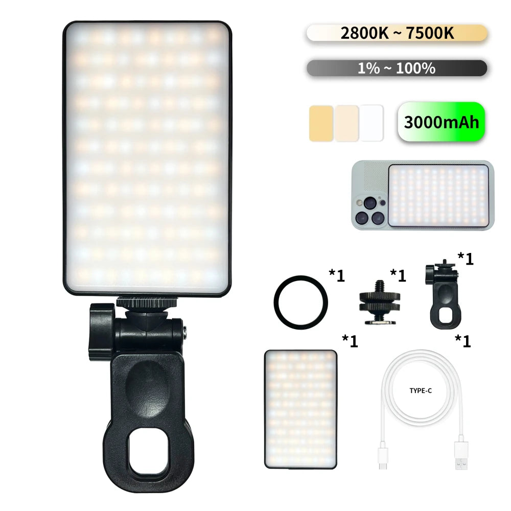 Magnetic Rechargeable LED Selfie Light